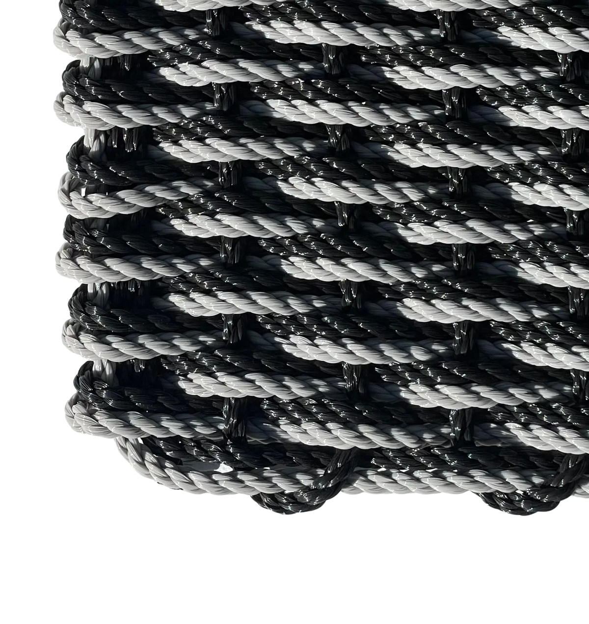 Double Weave - Black with Industrial Grey