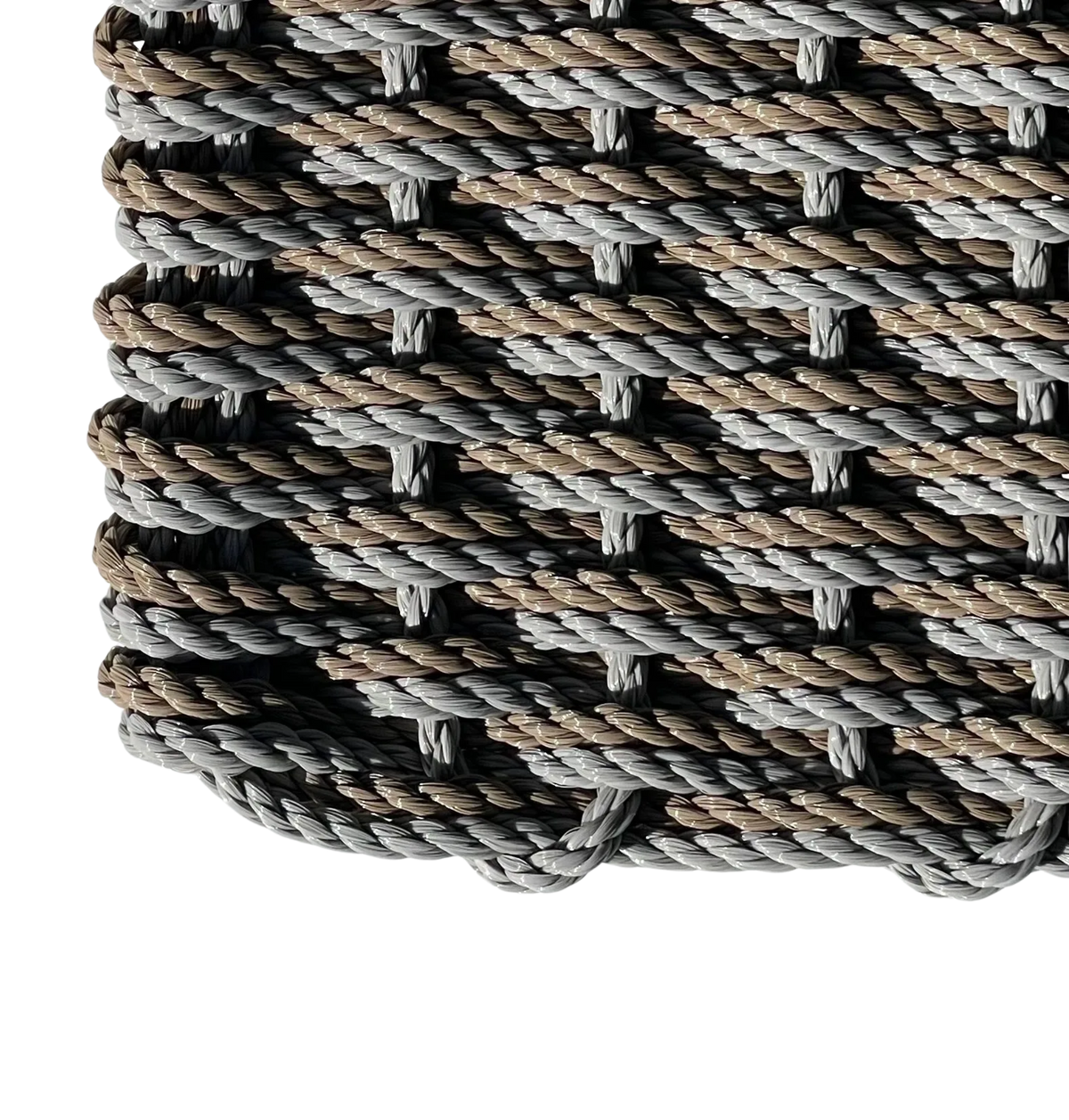 Sample Sale - Double Weave - Industrial Grey with Taupe