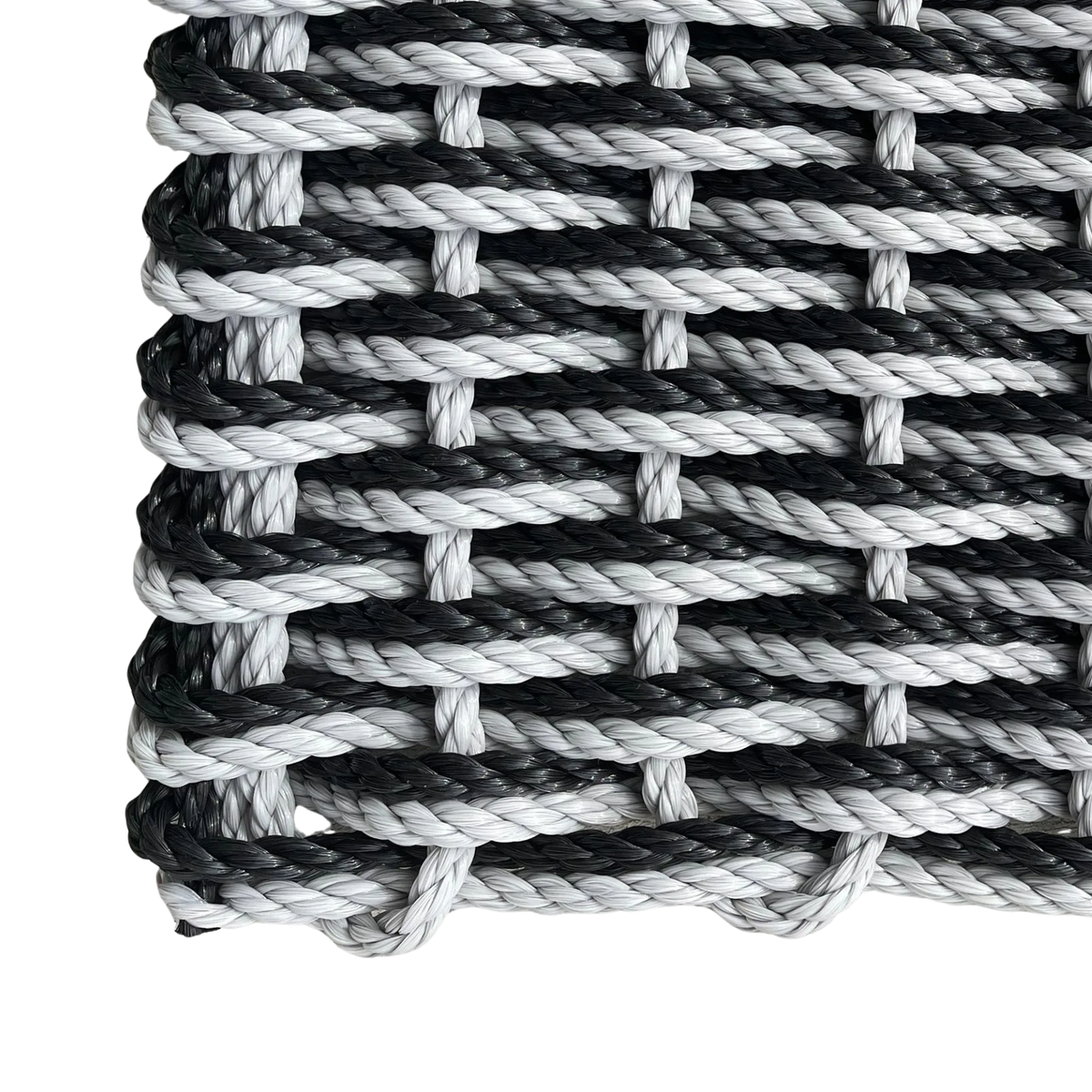 Double Weave - Industrial Grey with Black