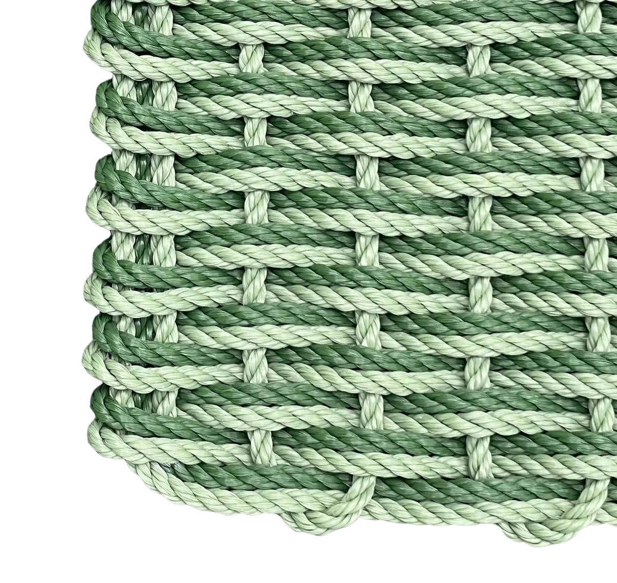Double Weave - Fern Green with Forrest Green