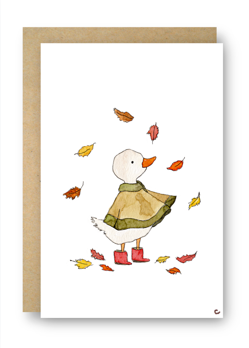 Duckling with Rain Boots