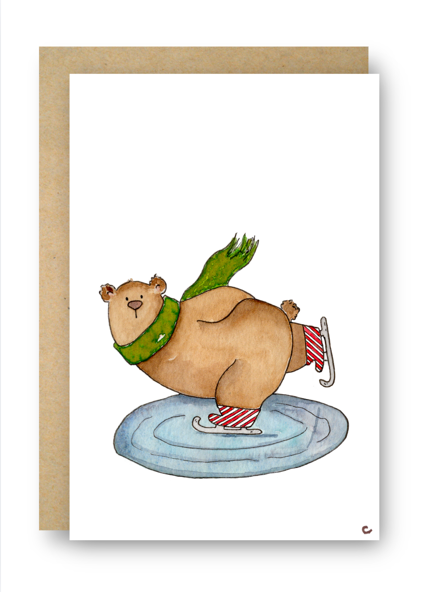 Skating Bear