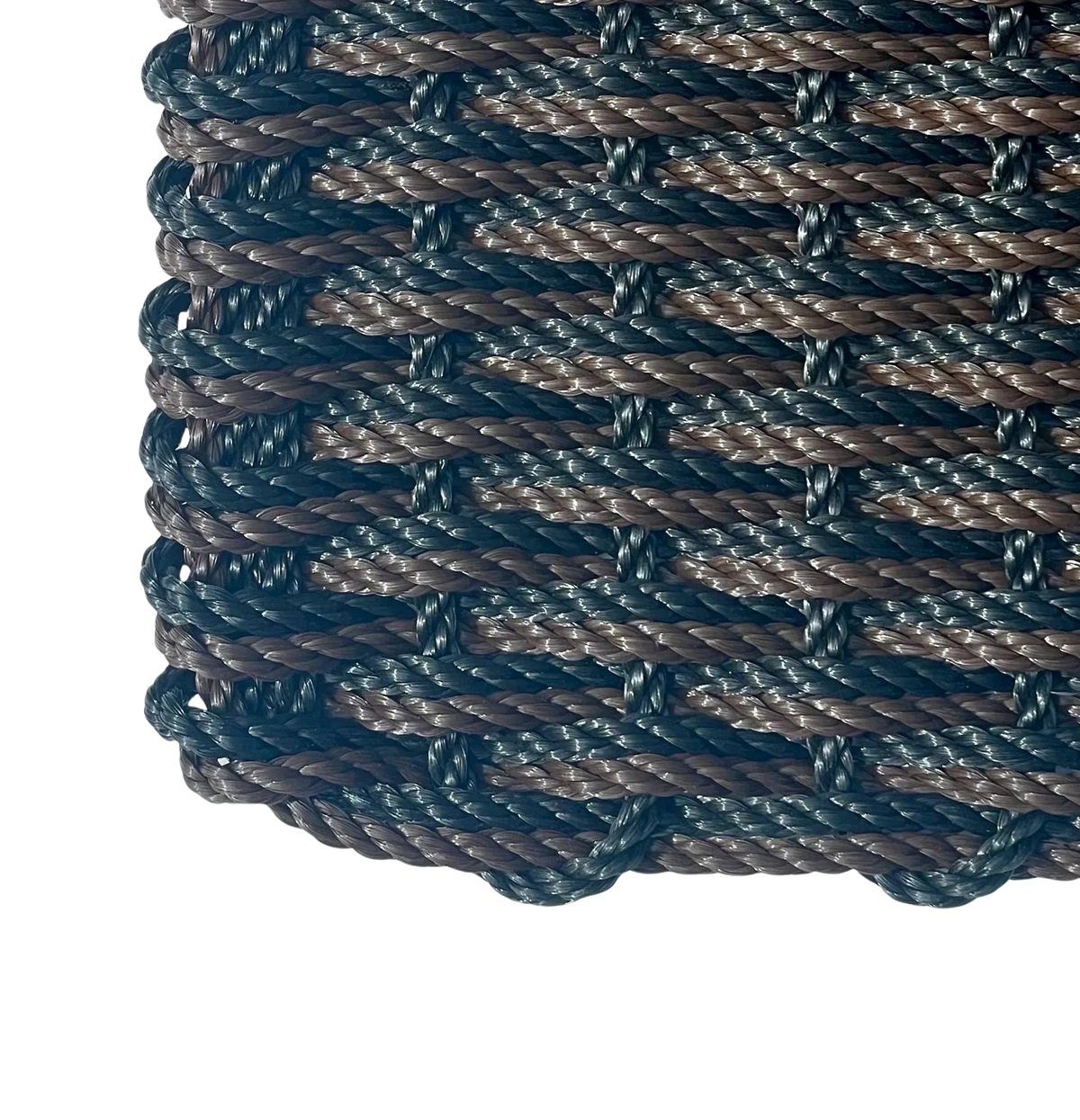 Double Weave - Black with Brown