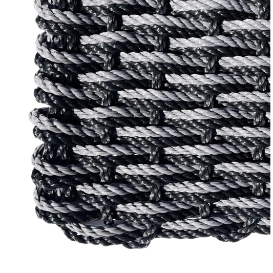 Double Weave - Black with Slate Grey