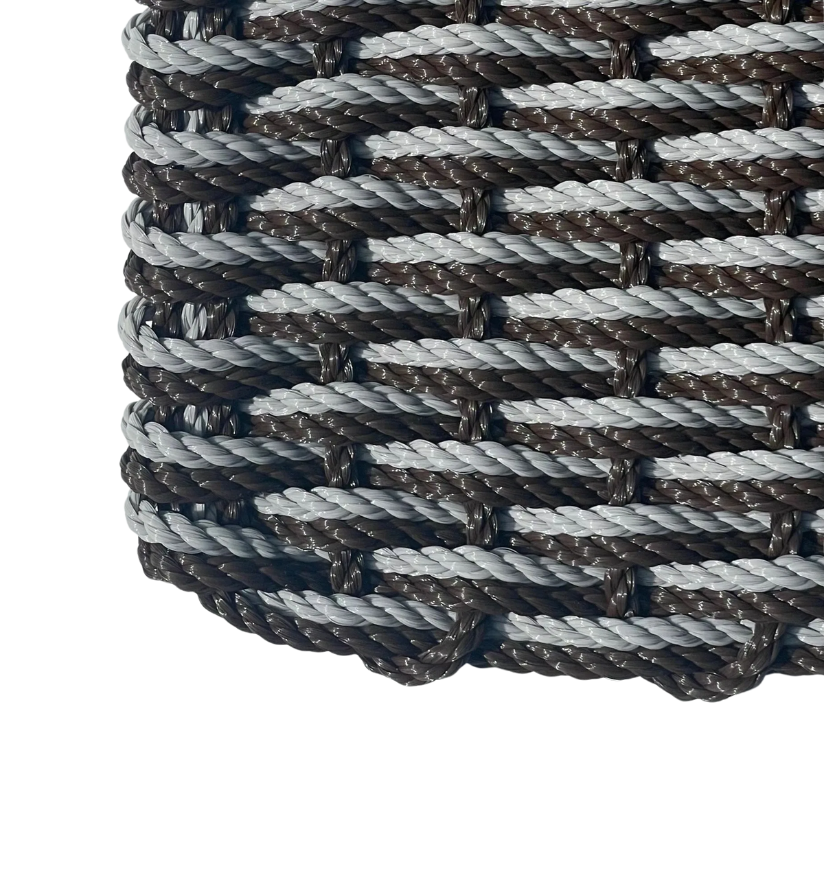 Double Weave - Brown with Industrial Grey