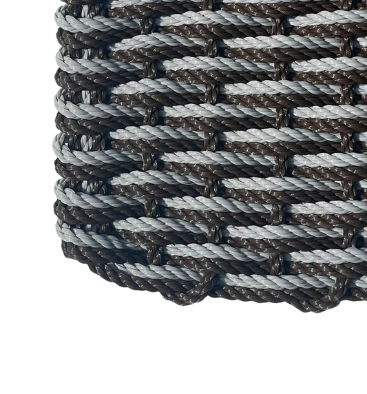 Double Weave - Brown with Industrial Grey
