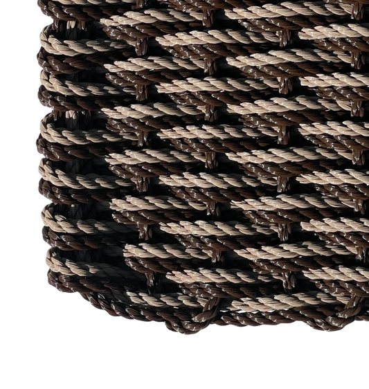 Double Weave - Brown with Taupe