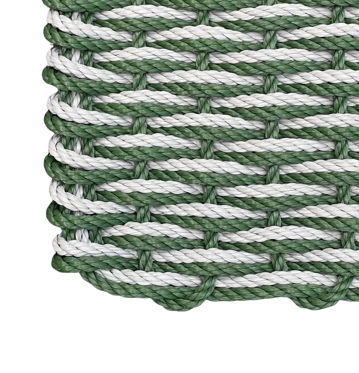 Double Weave - Forrest Green with Industrial Grey