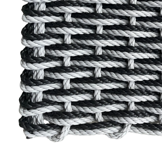 Double Weave - Industrial Grey with Black