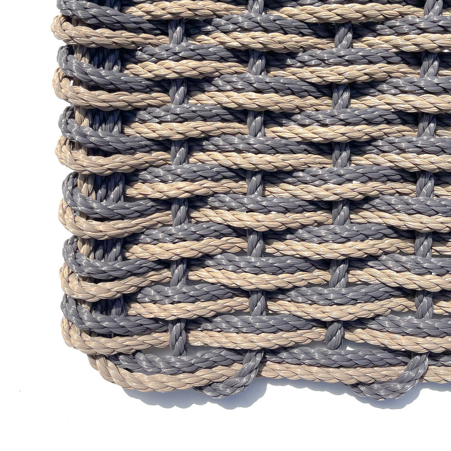 Double Weave - Slate Grey with Taupe