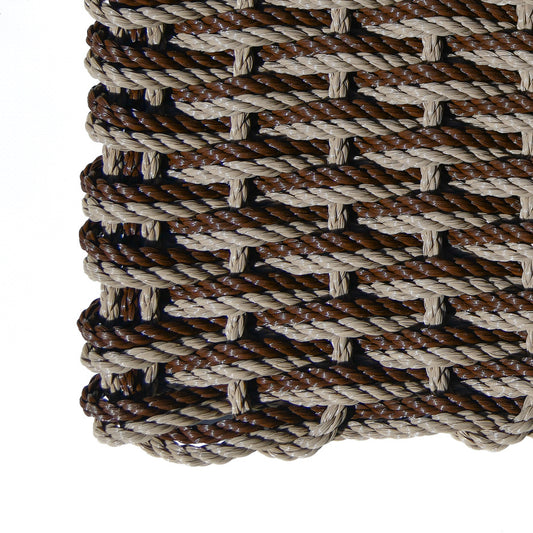 Double Weave - Taupe with Brown